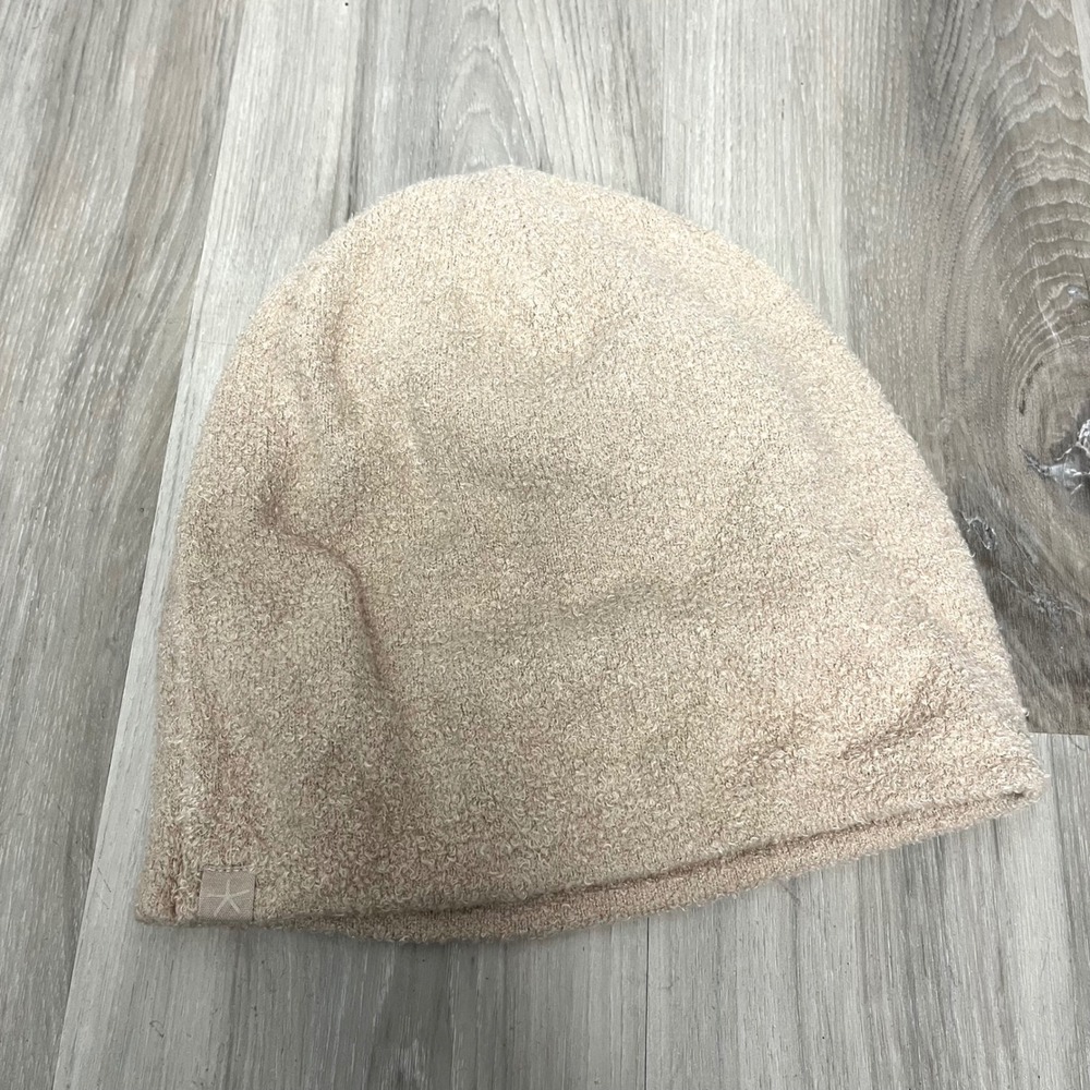 Barefoot Dreams Beige CozyChic Knit Beanie Hat One‎ Size